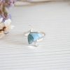 Anillo plata Larimar anillo plata larimar