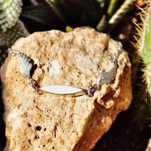 pulsera alas madreperla