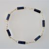 pulsera rectangulos lapislazuli