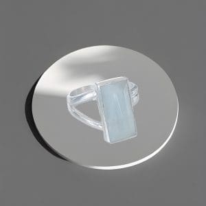 Anillo con aguamarina