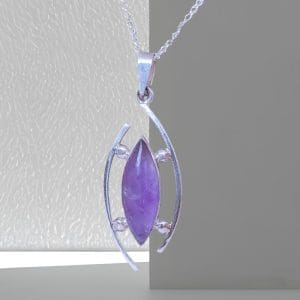 collar hexagonal lapislazuli