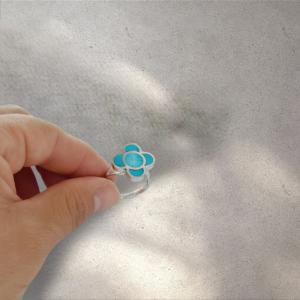 anillo panot flor de barcelona