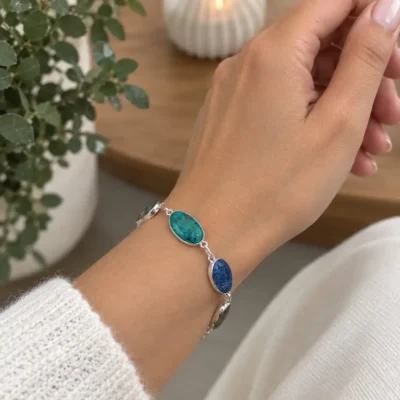 PULSERA PRISMA OVALADA